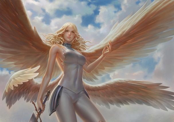 Download angel holding sword game