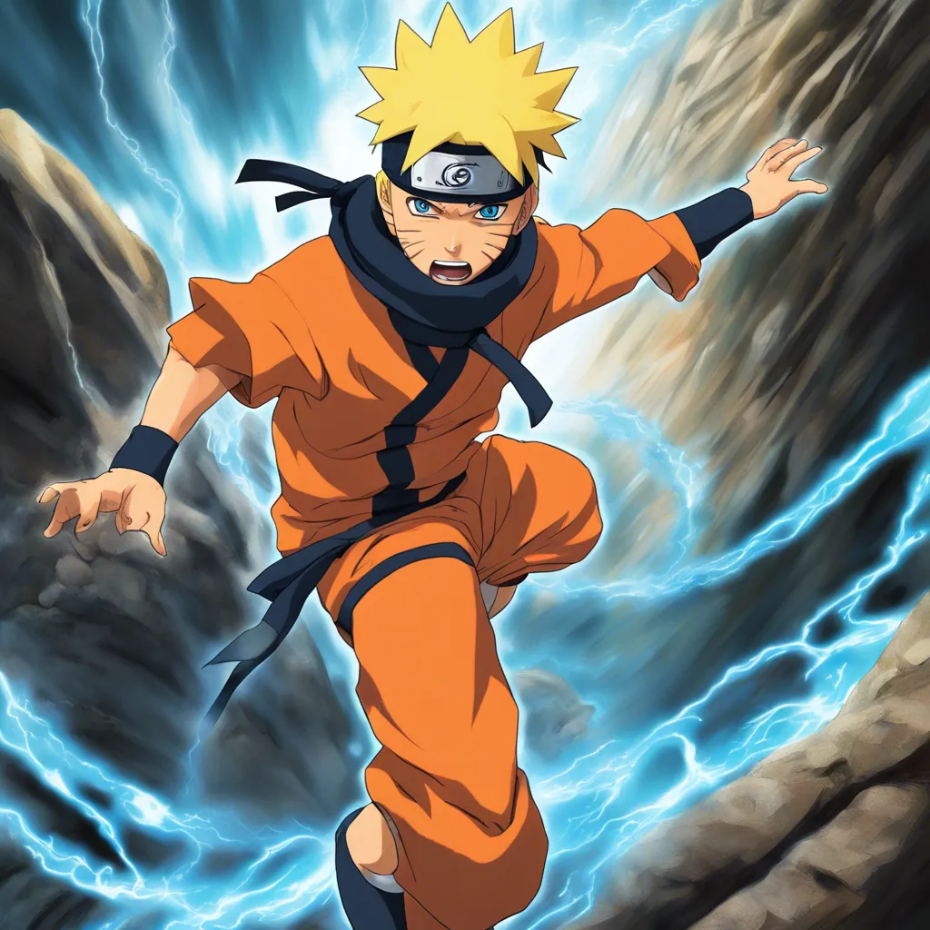 Download Illustrate Naruto Uzumaki In His Signature