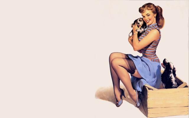 Download pinup gil elvgren 1280x800