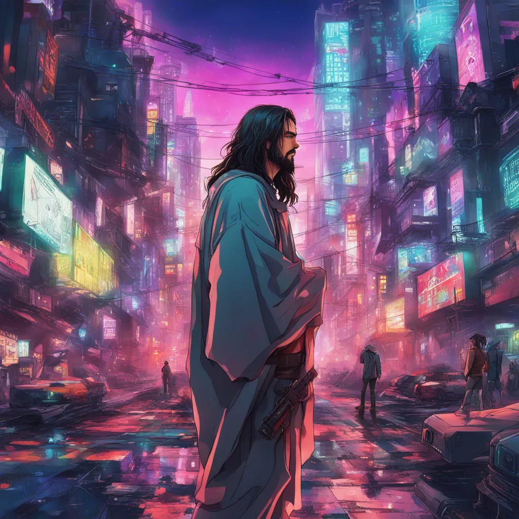 Download Jesus Christ In A Cyberpunk City