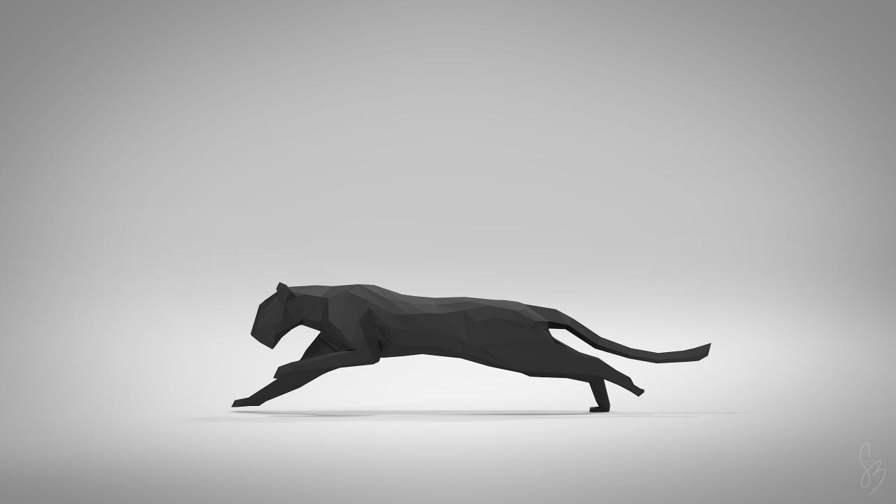 Download black Jaguar clip art