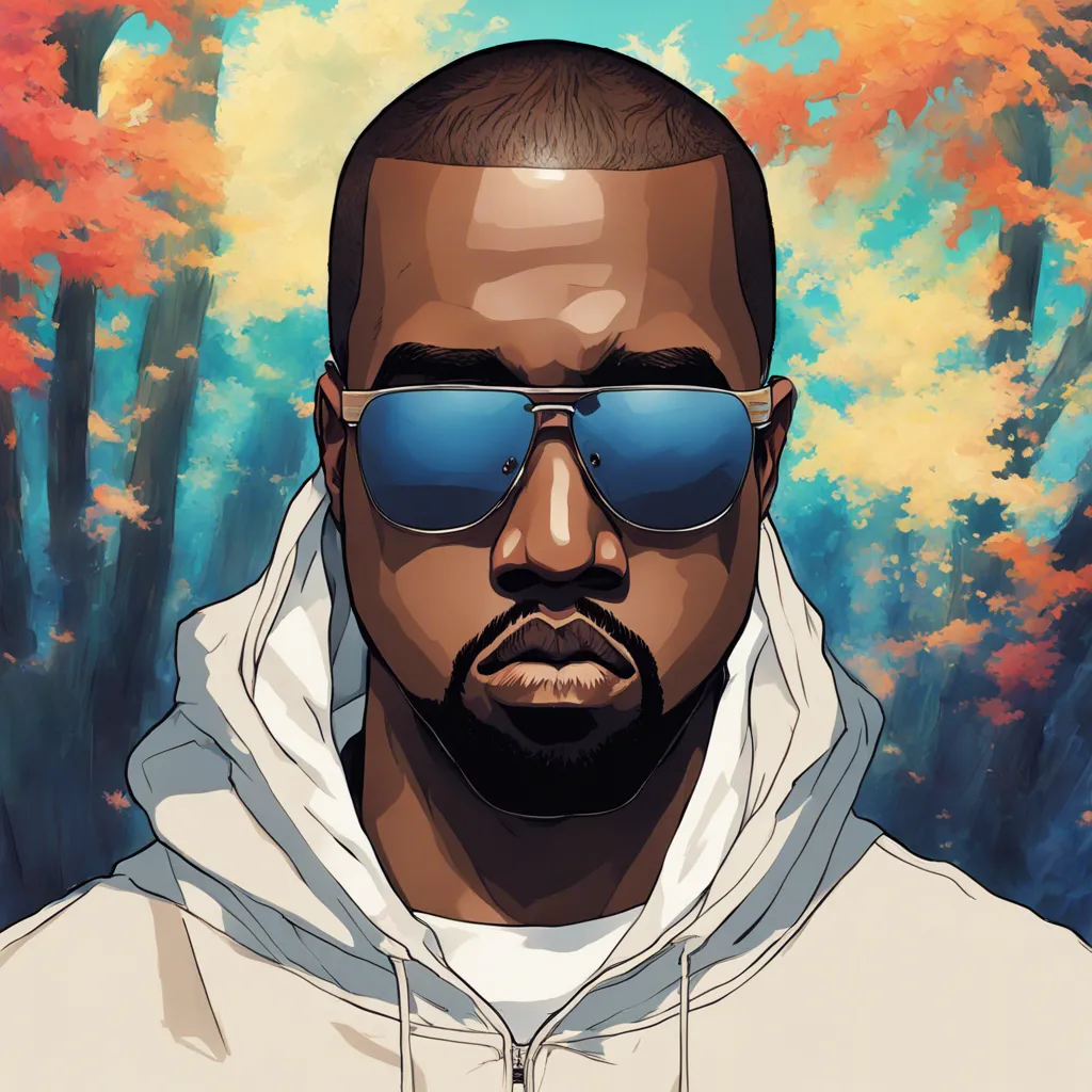 Download Kanye West With His Face Covered