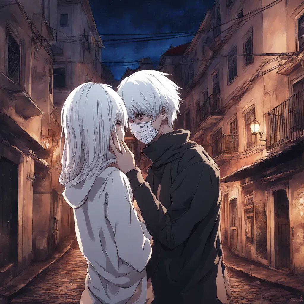 Download Ken Kaneki With White Hair And