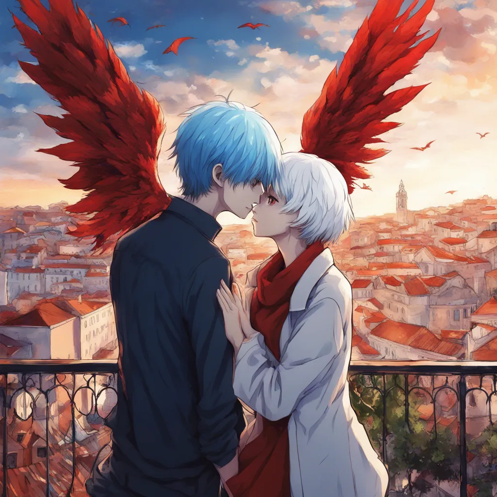 Download Ken Kaneki With White Hair Proposing