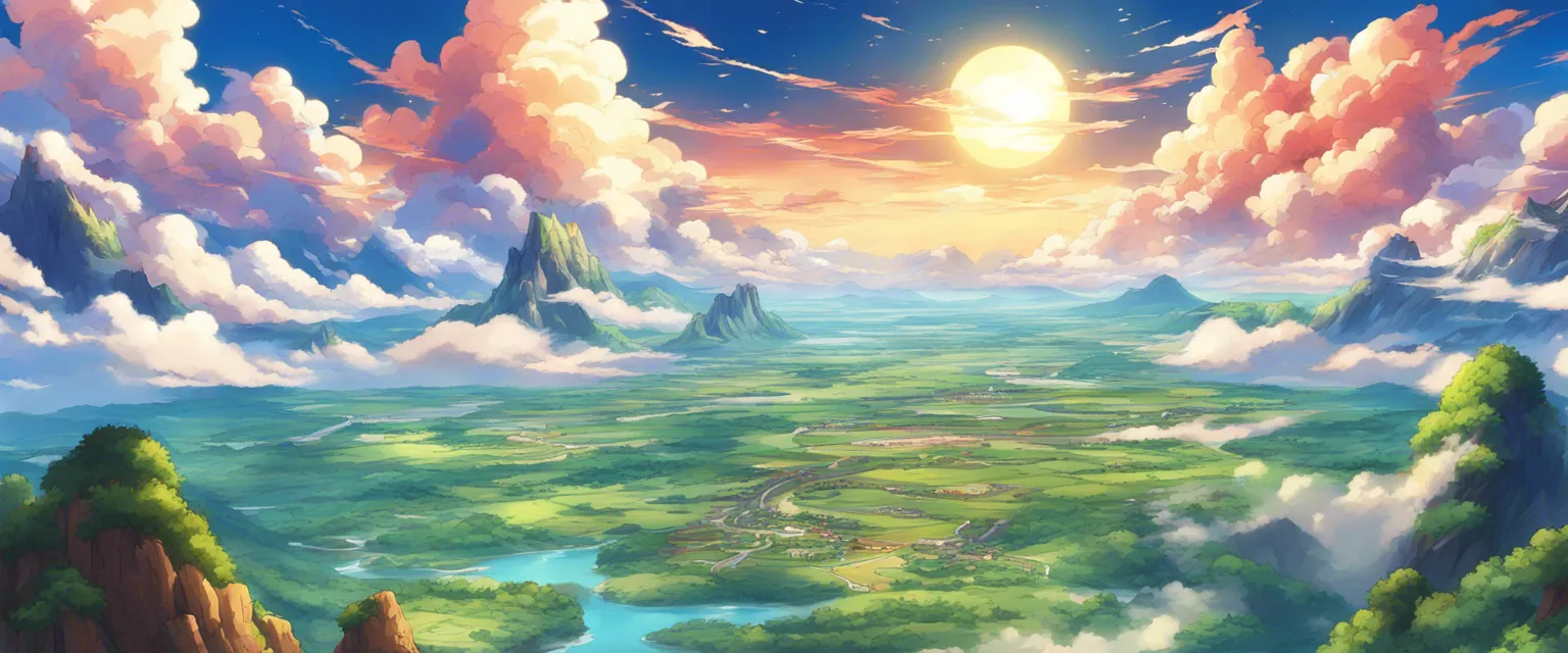 Download Landscape Dragon Ball Cool Sky Desktop