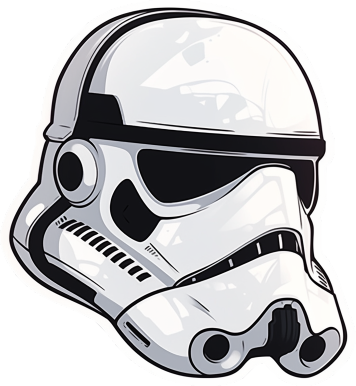 Download Star Wars Stormtrooper Helmet Sticker