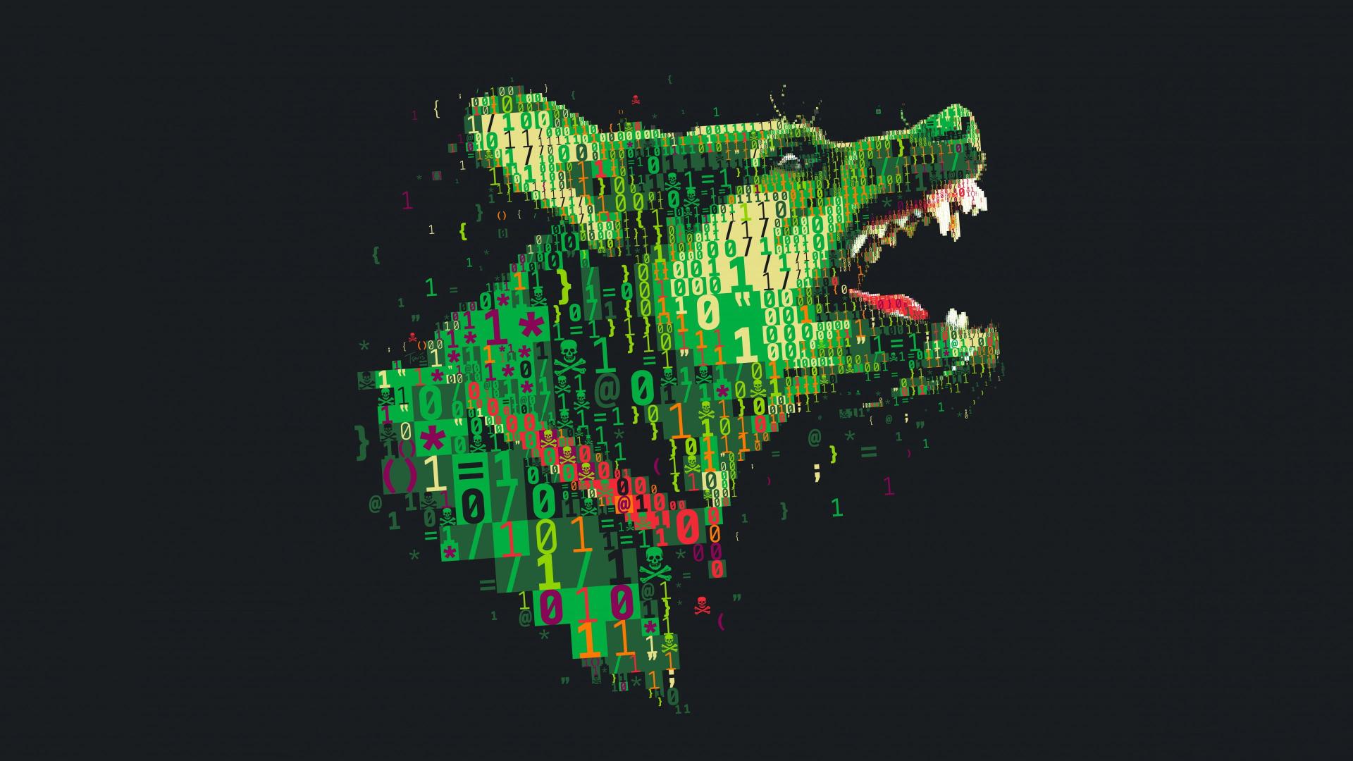 Download binary dog illustration digital