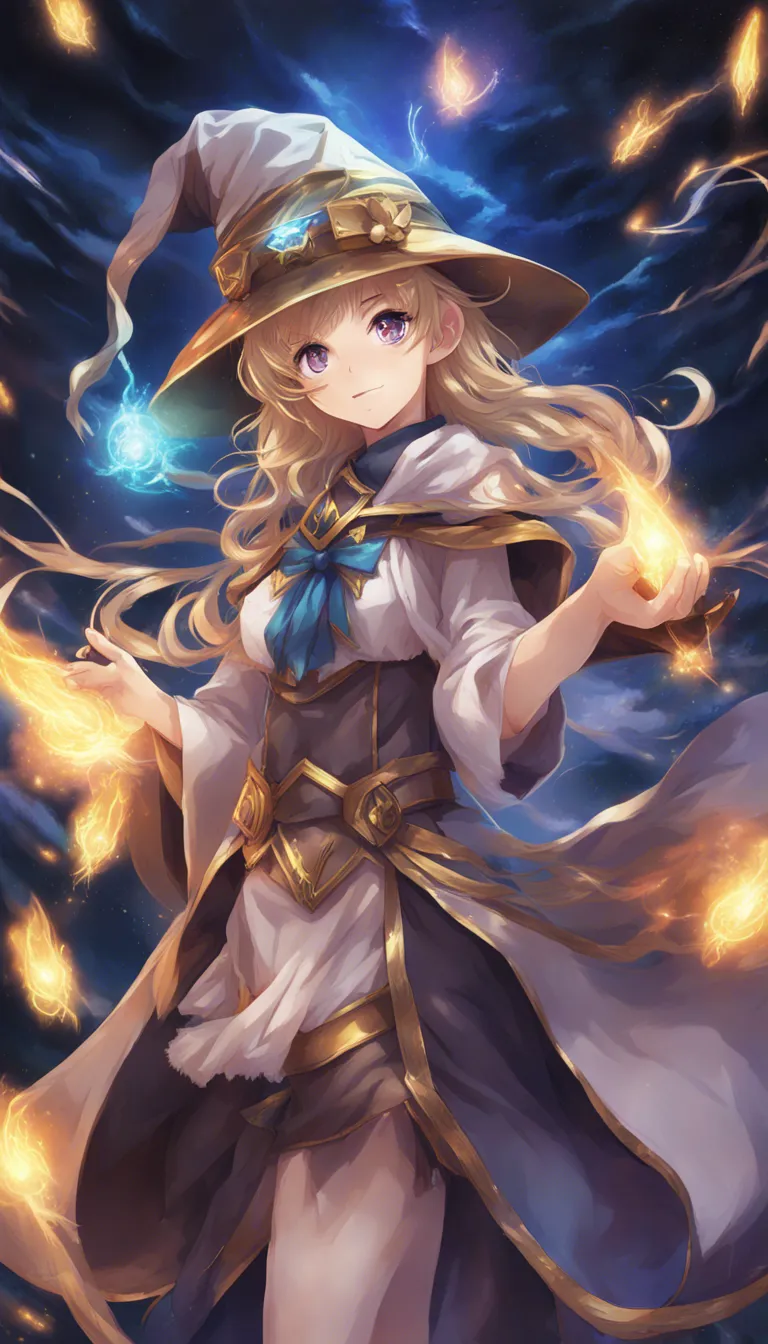 Download Mage Dark Blonde Hair Wizard Hat