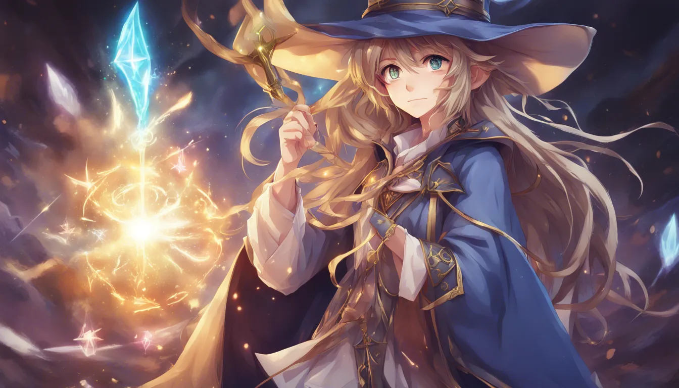 Download Mage Dark Blonde Hair Wizard Hat