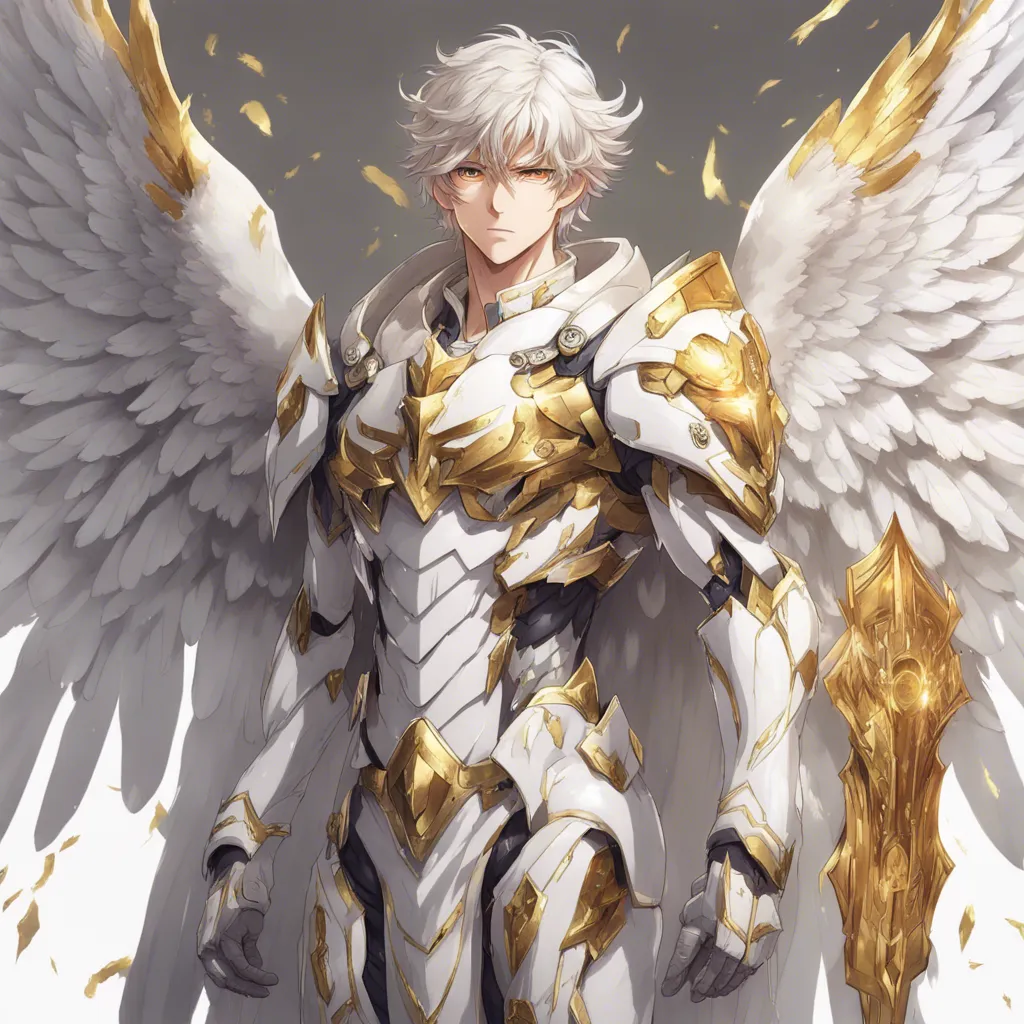 Download Male Angel With Wide Shoulders Marble