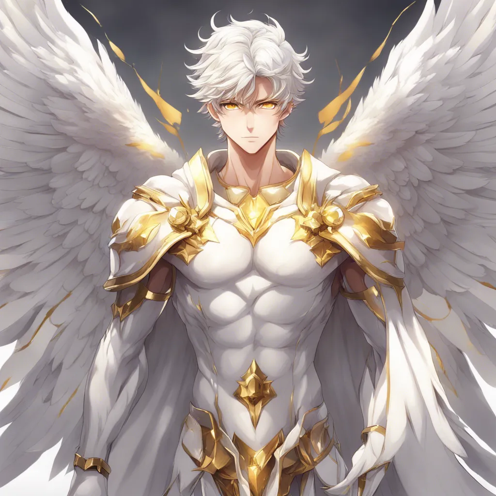 Download Male Angel With Wide Shoulders Marble