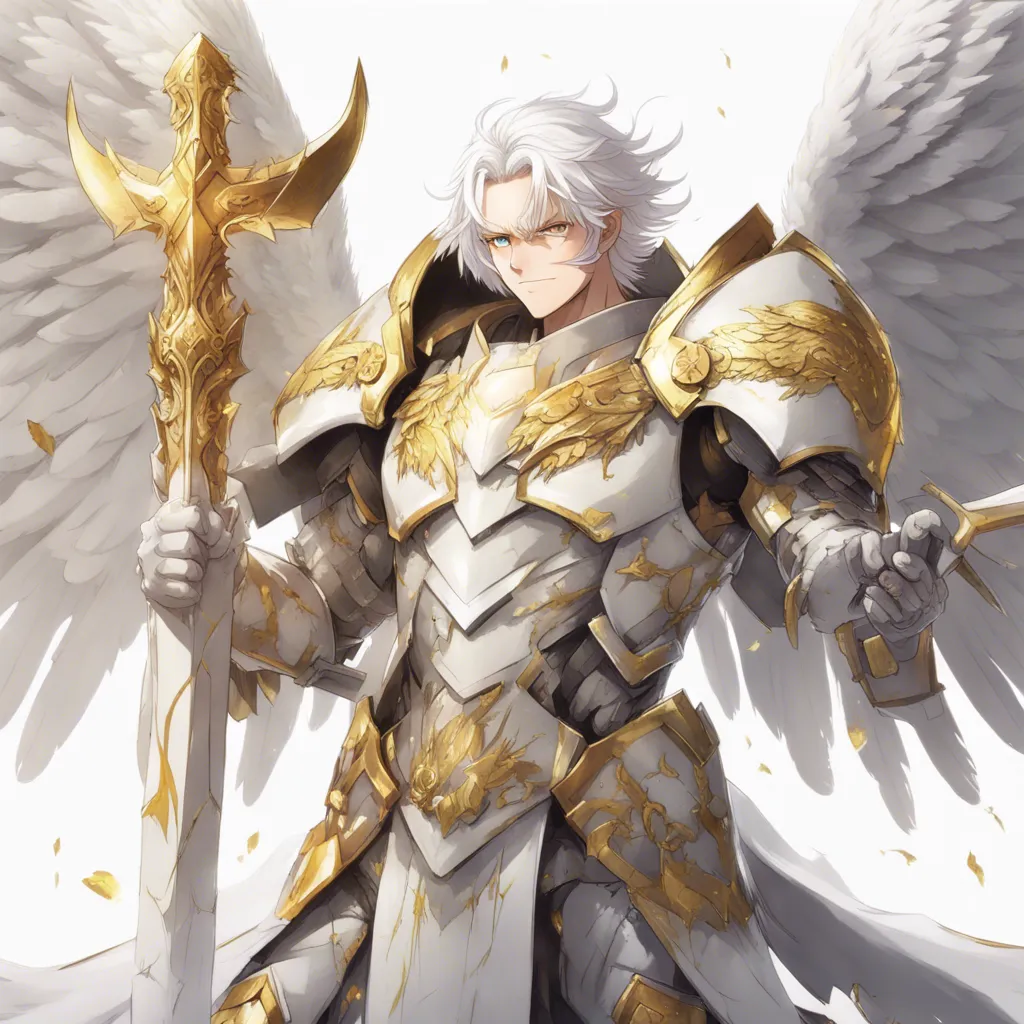 Download Male Angel With Wide Shoulders Marble