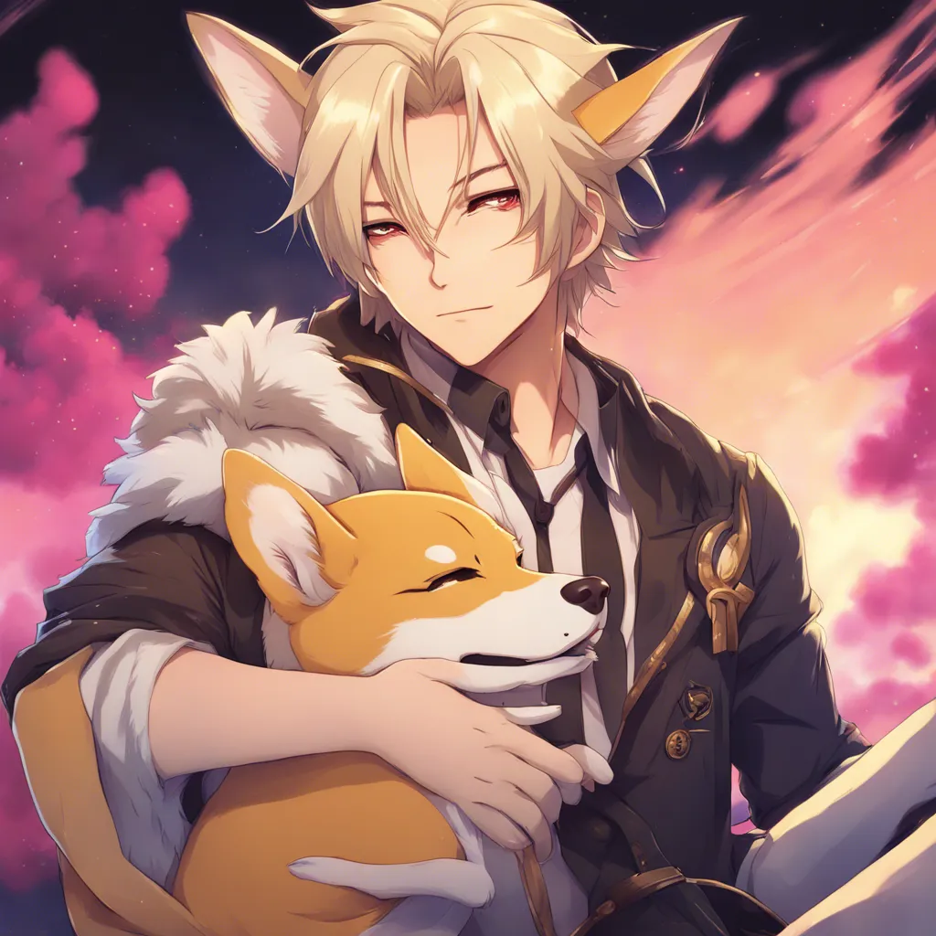 Download Male Viera Holding Shiba