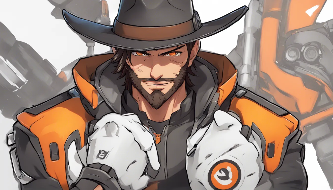 Download Mcree In Overwatch Art Style Make