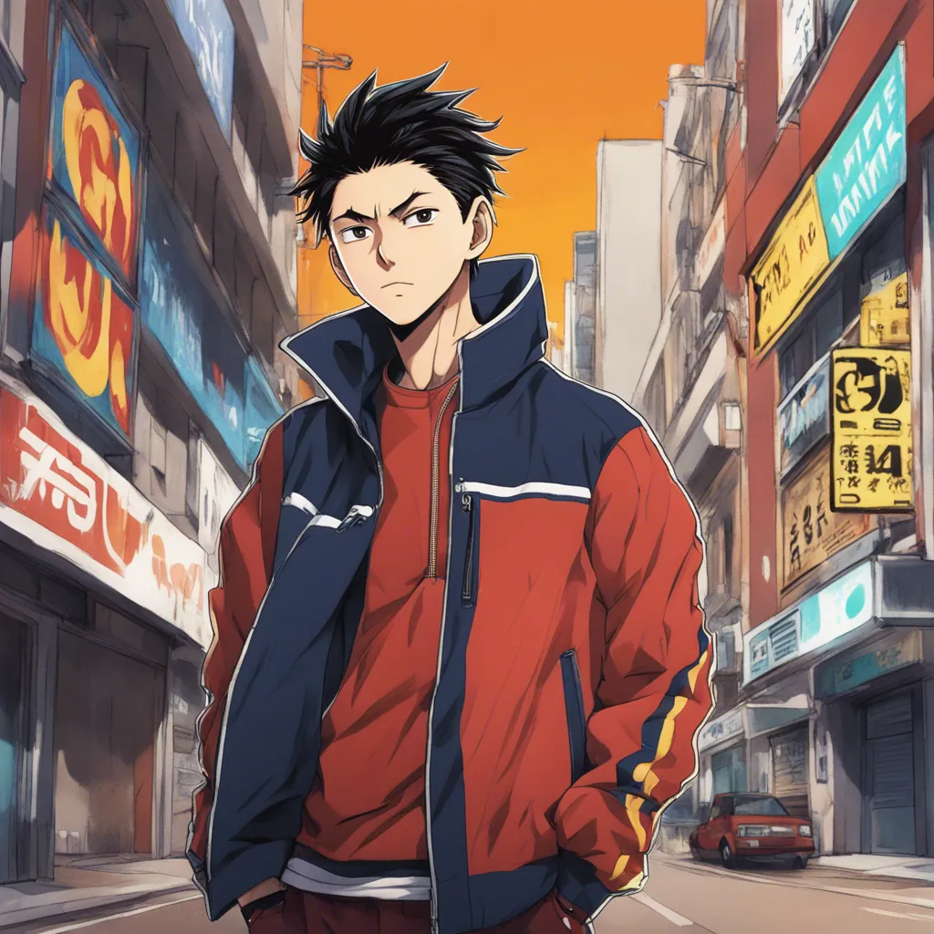 Download Mitsui From Slam Dunk Wearing A