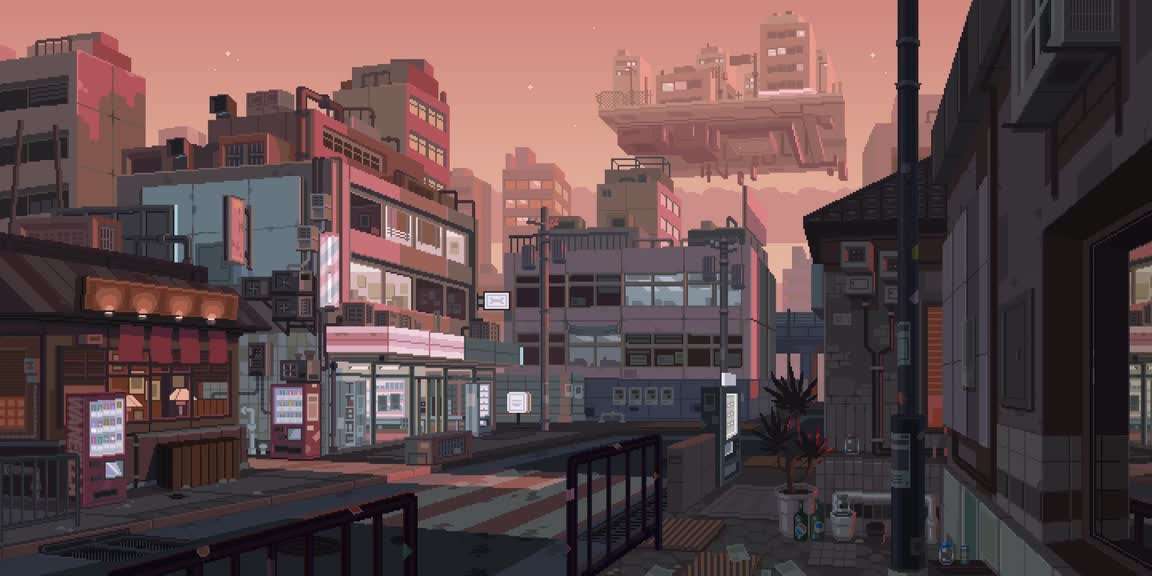 Download Futuristic Tokyo City