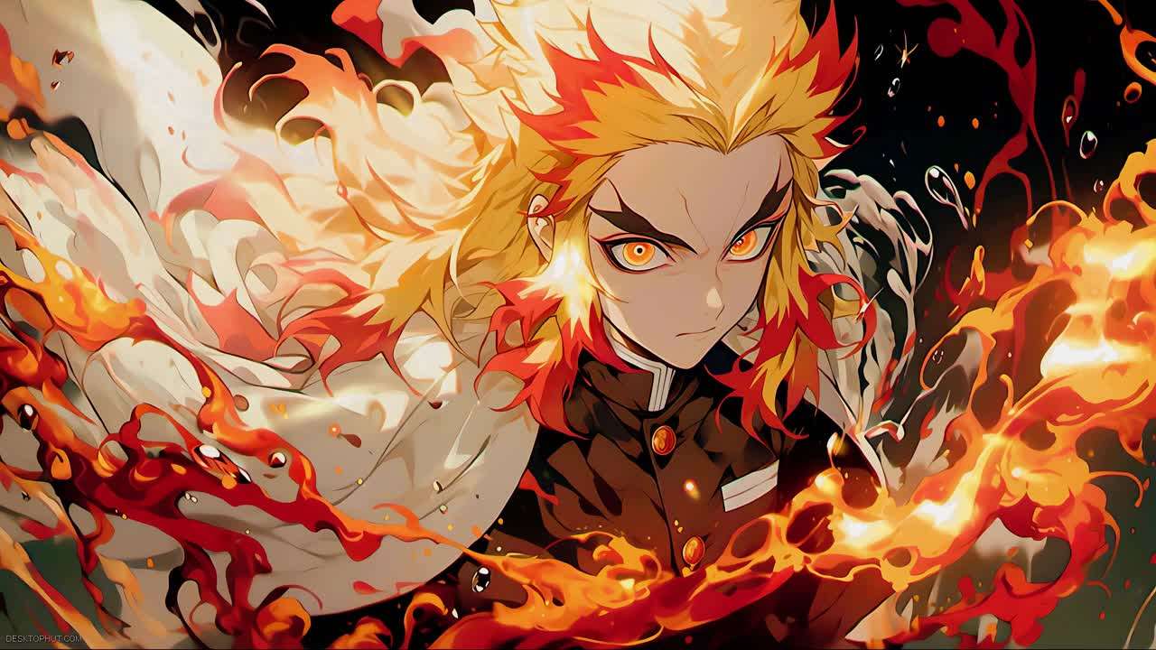 Download Kyojuro Rengoku Flames