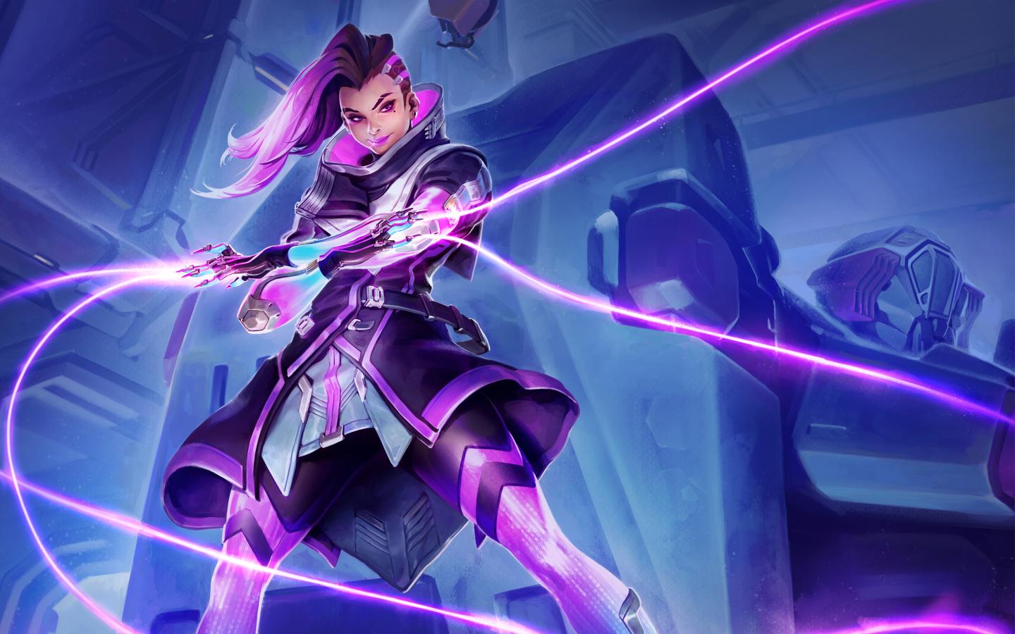 Download Overwatch Sombra Blizzard Entertainment Diablo Purple