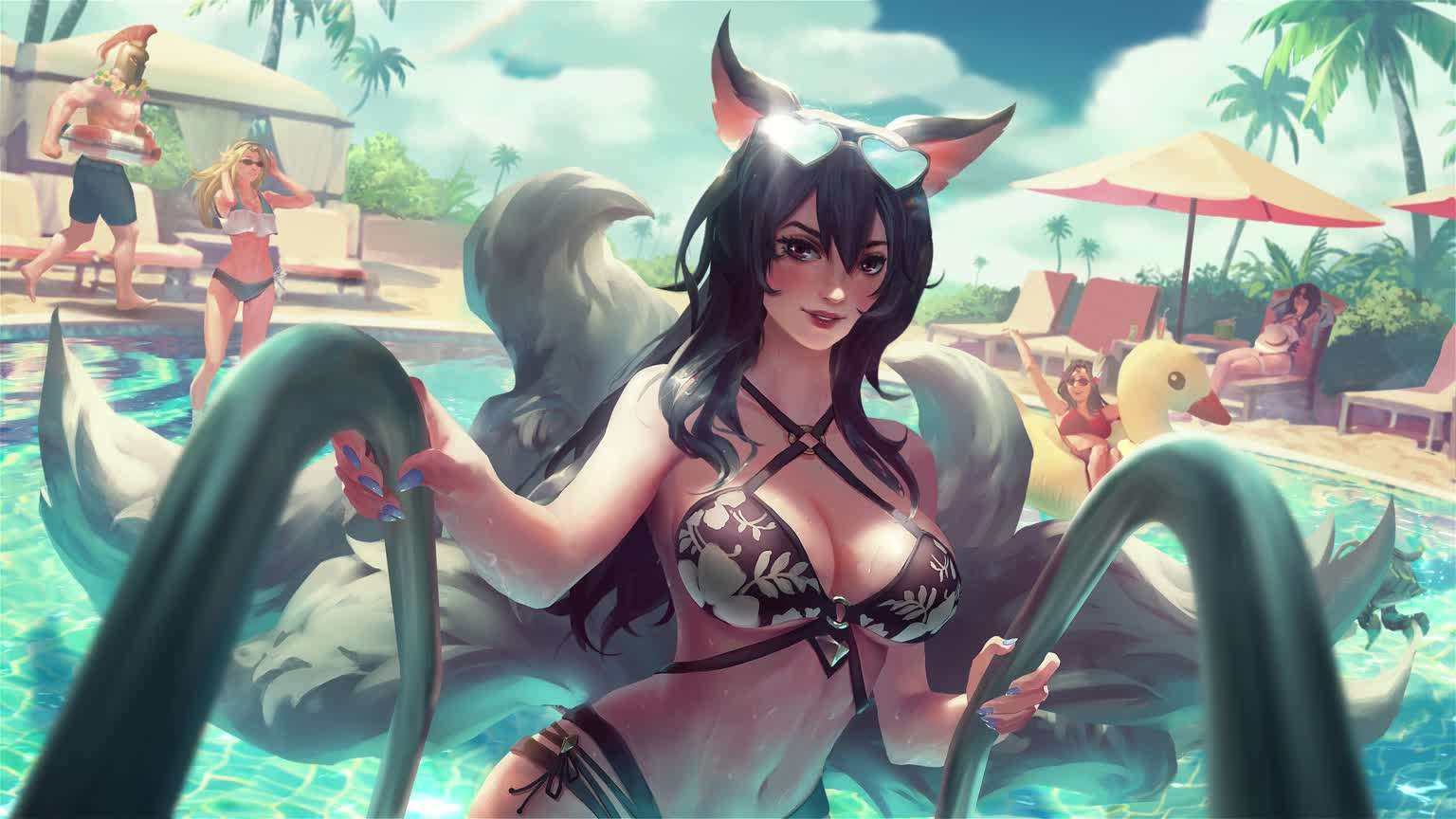 Download Pool Party Ahri