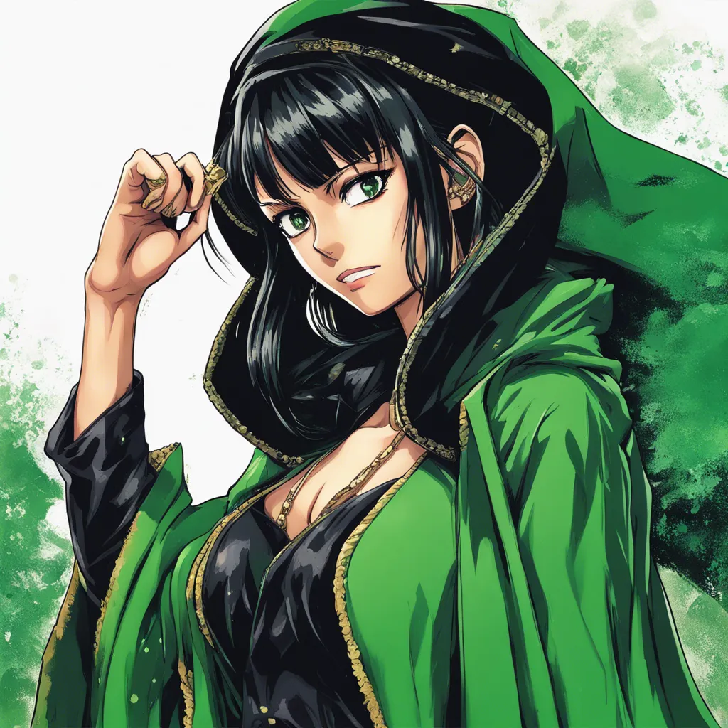 Download One Piece Nico Robin Wearing Green