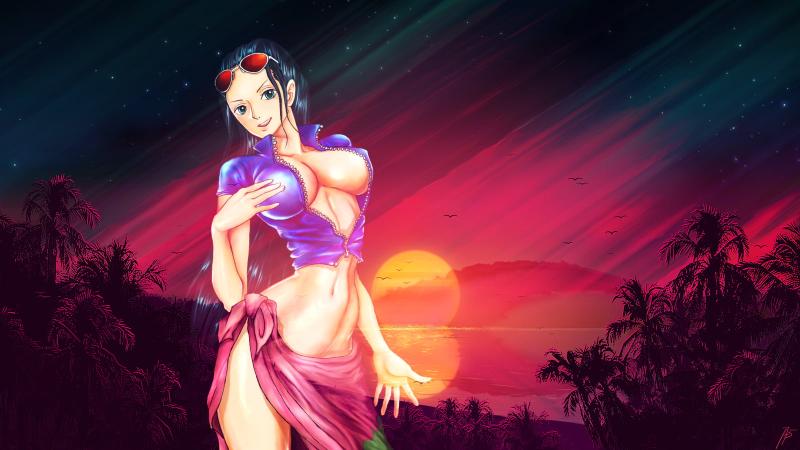 Download anime girls Nico Robin