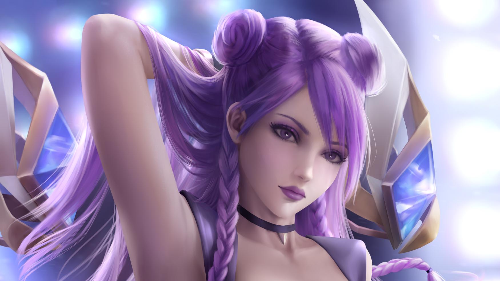 Download League of Legends Purple Violet Blue