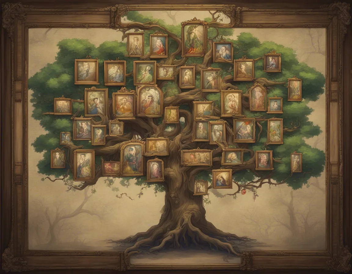 Download Painted Style Family Tree Of Ac