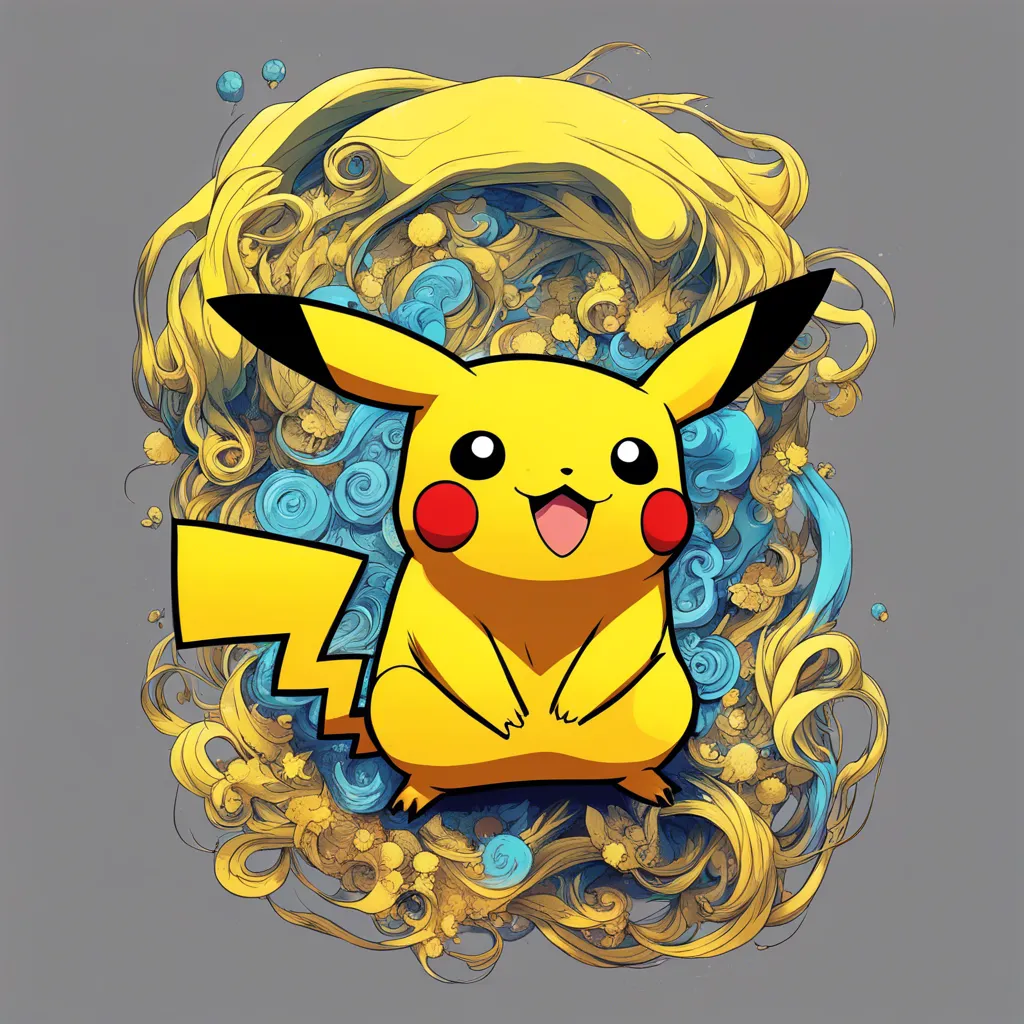 Download Pikachu With Long Curly Hair