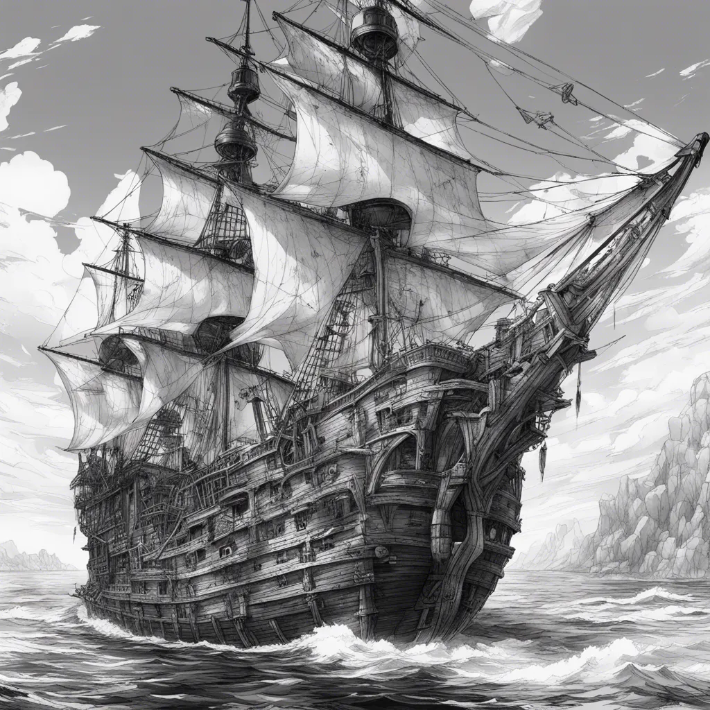 Download Pirate Ship Various Ships Black And