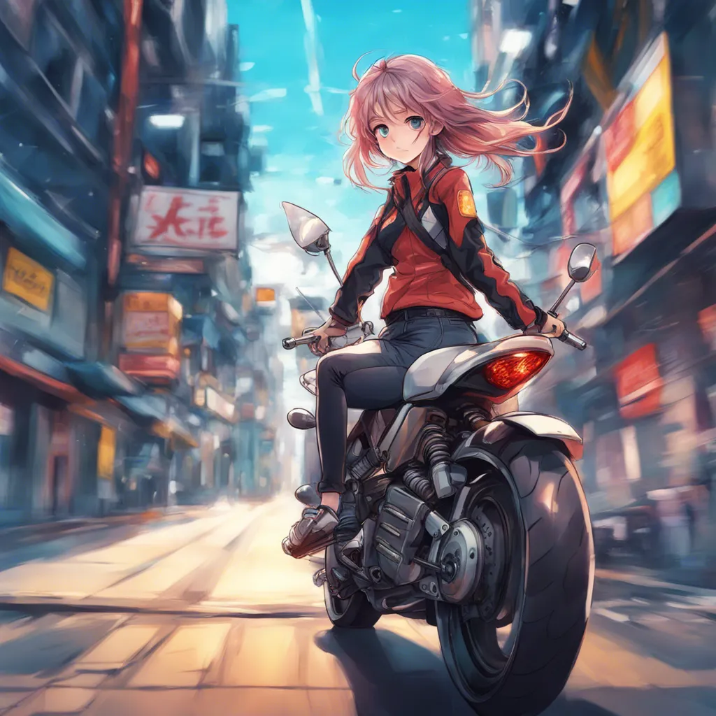 Download Pretty Girl Rides A Motorcycle