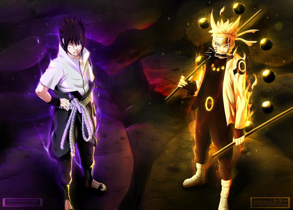 Download Naruto and Sasuke Anime