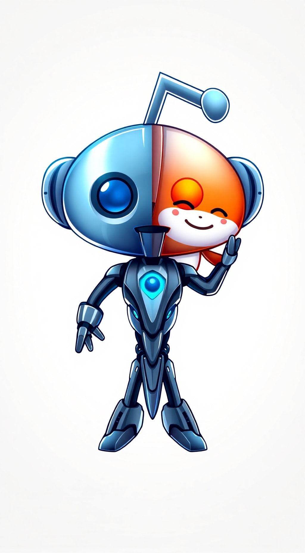 Download Reddit Logo That Is Half Robot