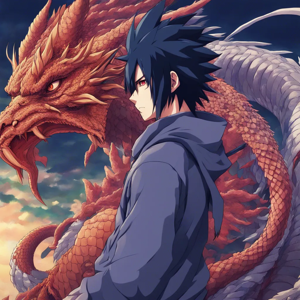 Download Sasuke With Sheron Dragon