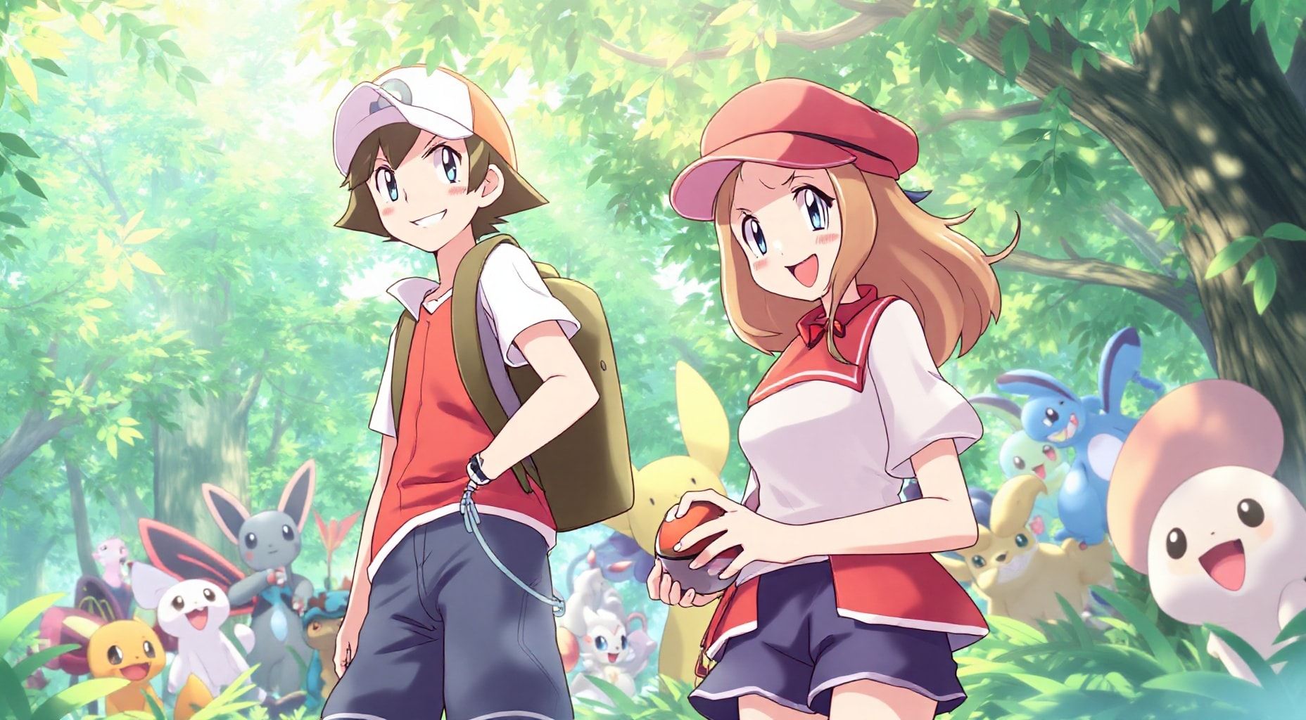 Download Satoshi And Serena Pokmon