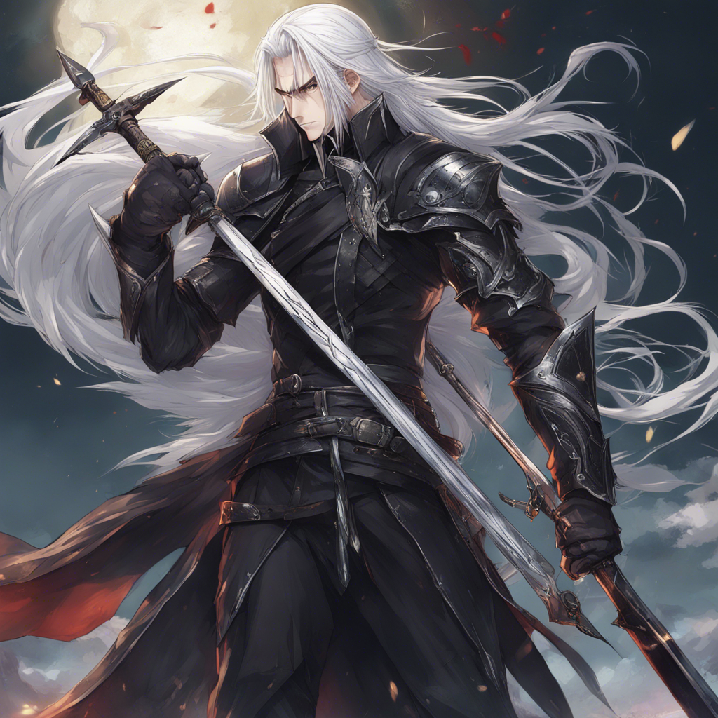 Download Serene Male Assassin With Long White