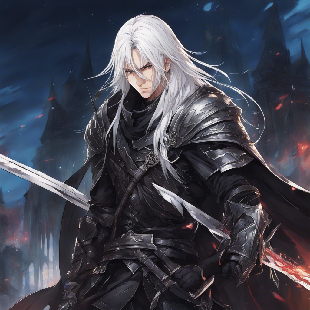 Download Serene Male Assassin With Long White