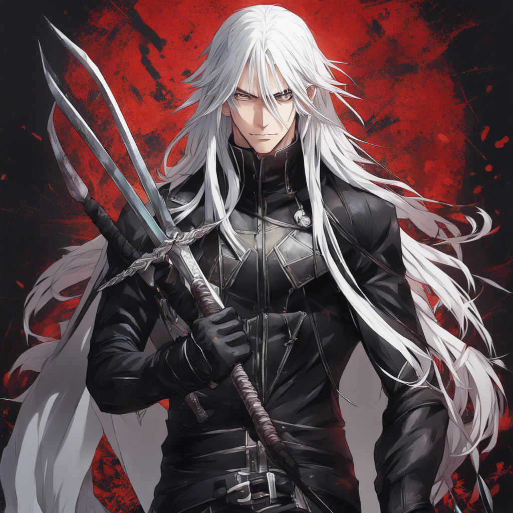 Download Serene Male Assassin With Long White