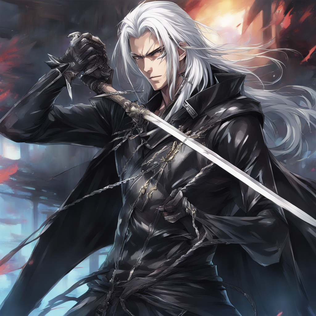 Download Serene Male Assassin With Long White