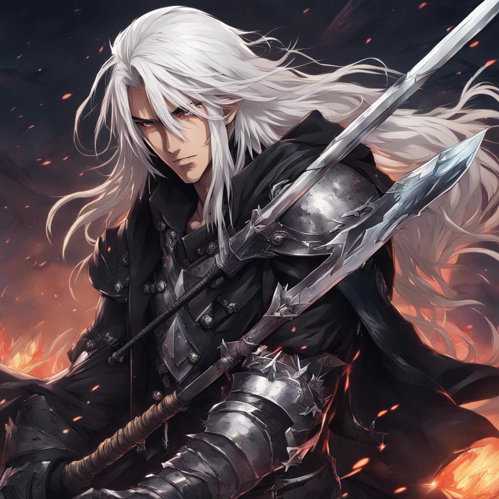 Download Serene Male Assassin With Long White