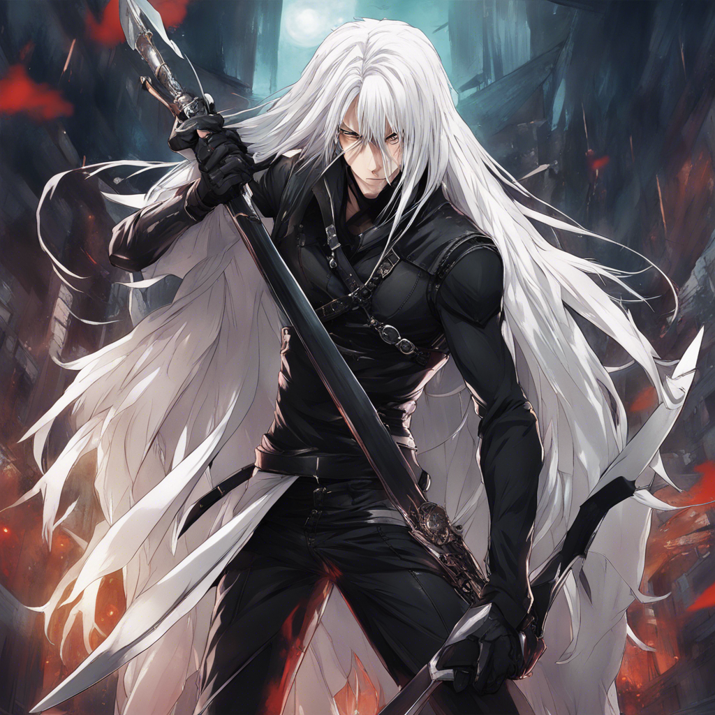 Download Serene Male Assassin With Long White