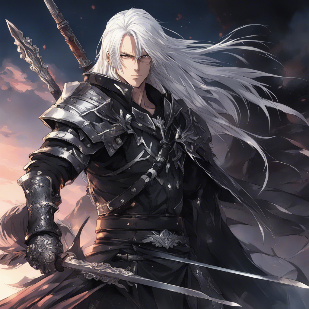 Download Serene Male Assassin With Long White