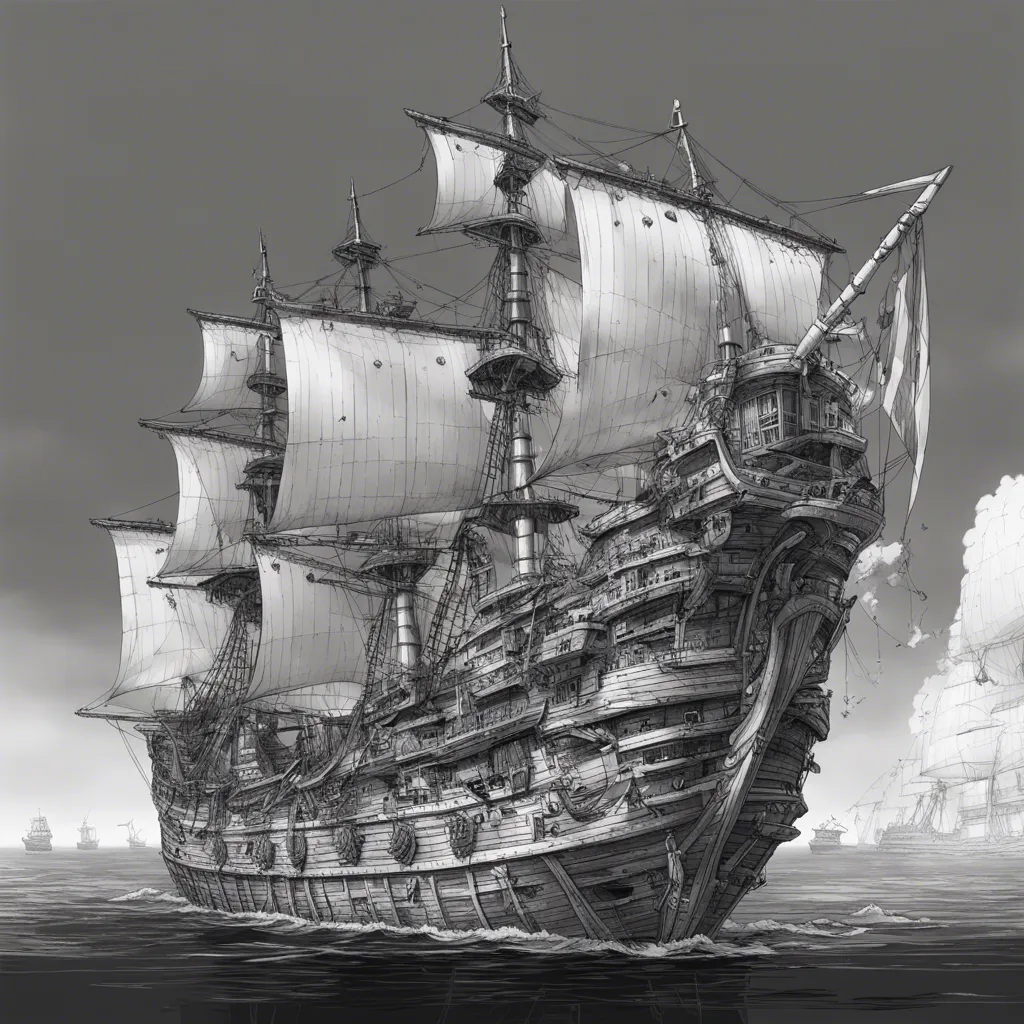 Download Side View Pirate Ship Various Ships