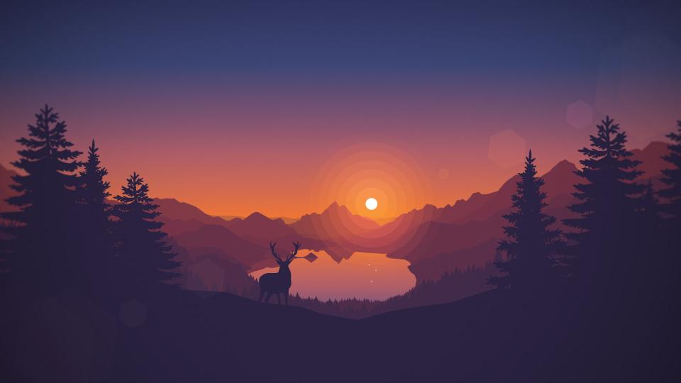 Download nature vector Firewatch artwork