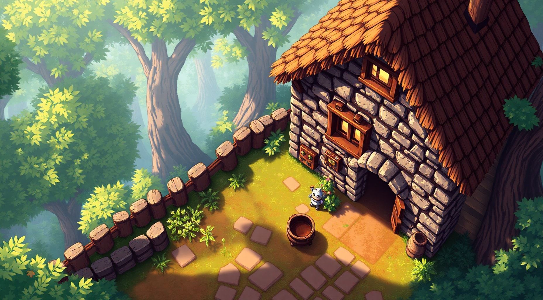 Download Stone House Topdown View Chefrpg Game