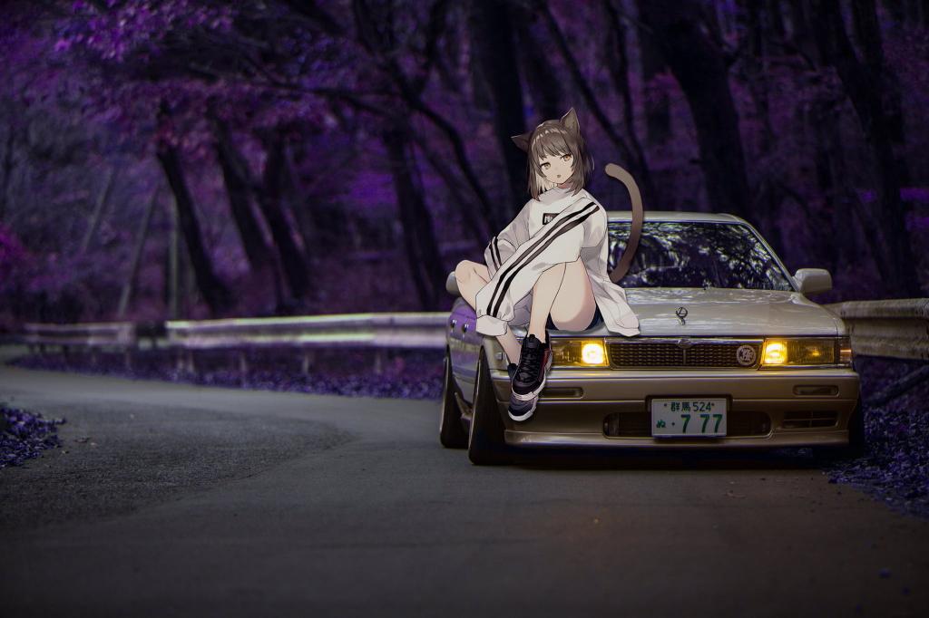 Download anime girls JDM Toyota