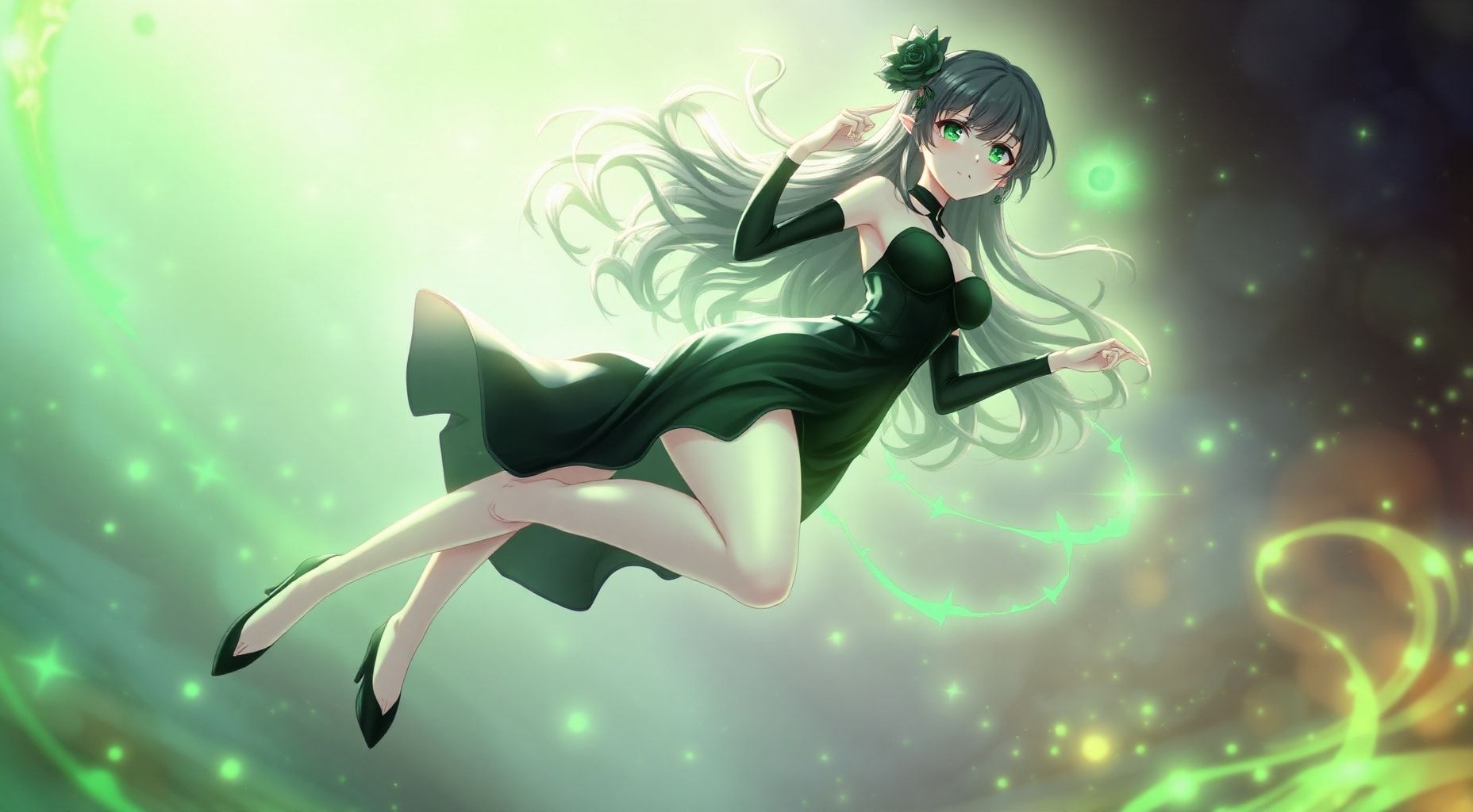 Download Tatsumaki Wearing A Thin Black Wavy