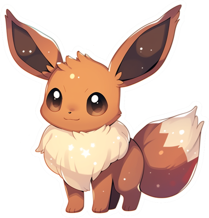 Download Pokemon Aesthetic Eevee Sticker