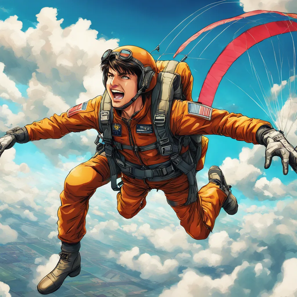 Download Tom Cruise Parachuting From A Plane