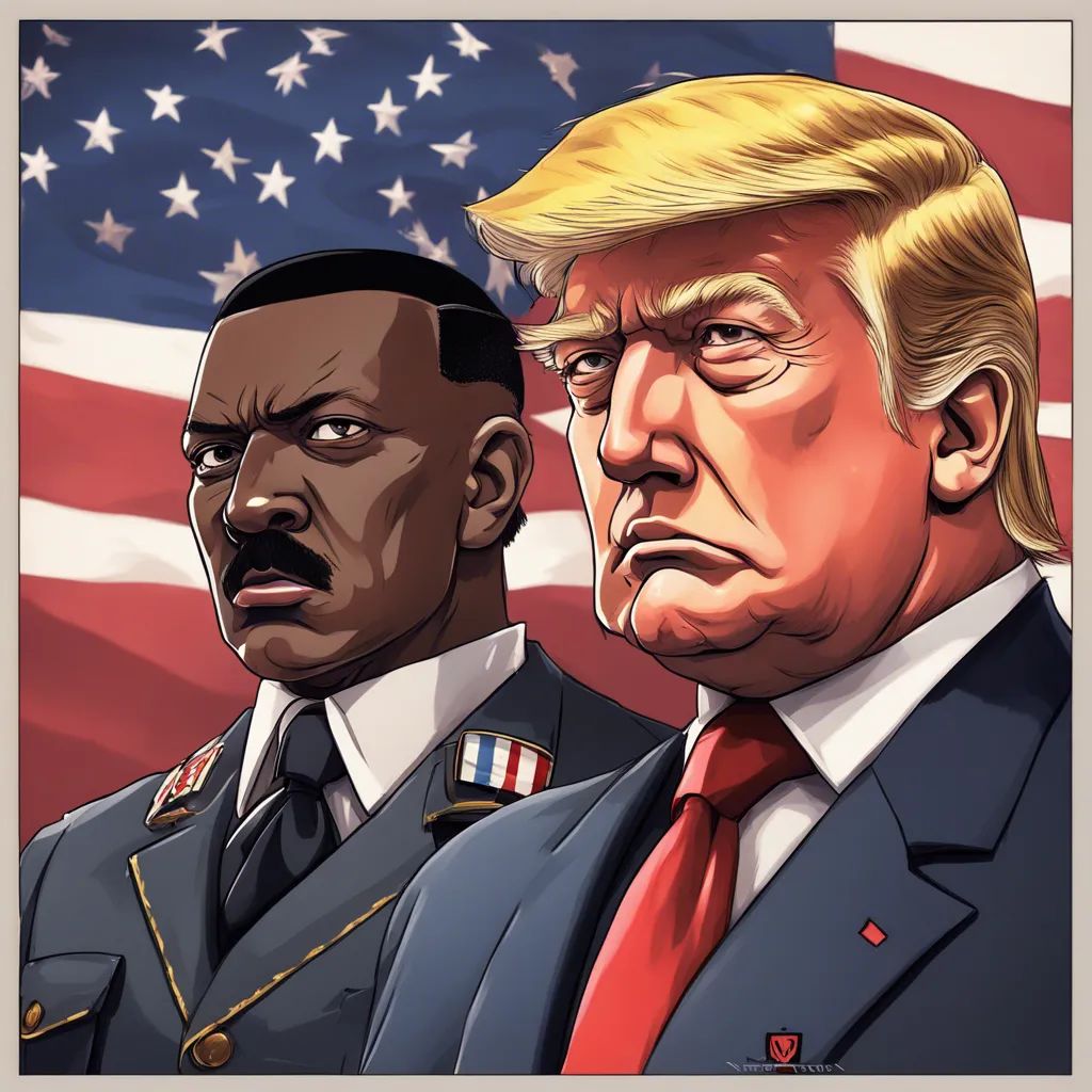 Download Trump And Africanamerican Hitler