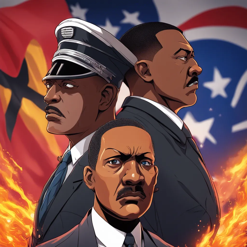 Download Trump And Africanamerican Nazi Hitler